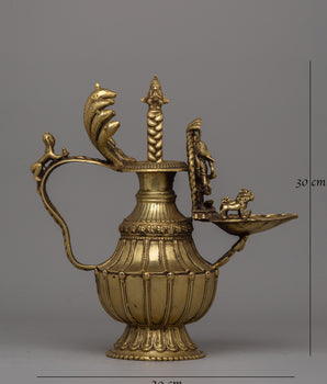 Sukunda Set Ritual Lamp | Sacred Ganesha Oil Lamps for Rituals and Decor