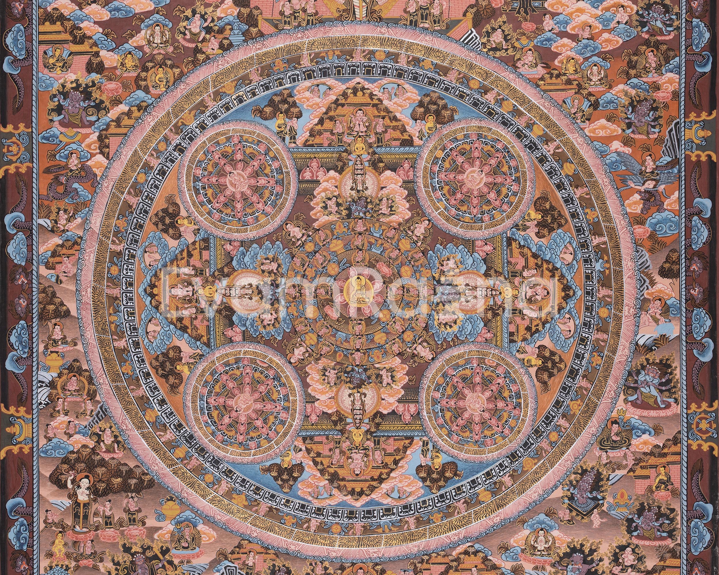 Shakyamuni Buddha Mandala Artwork | A Sacred Gateway to Enlightenment