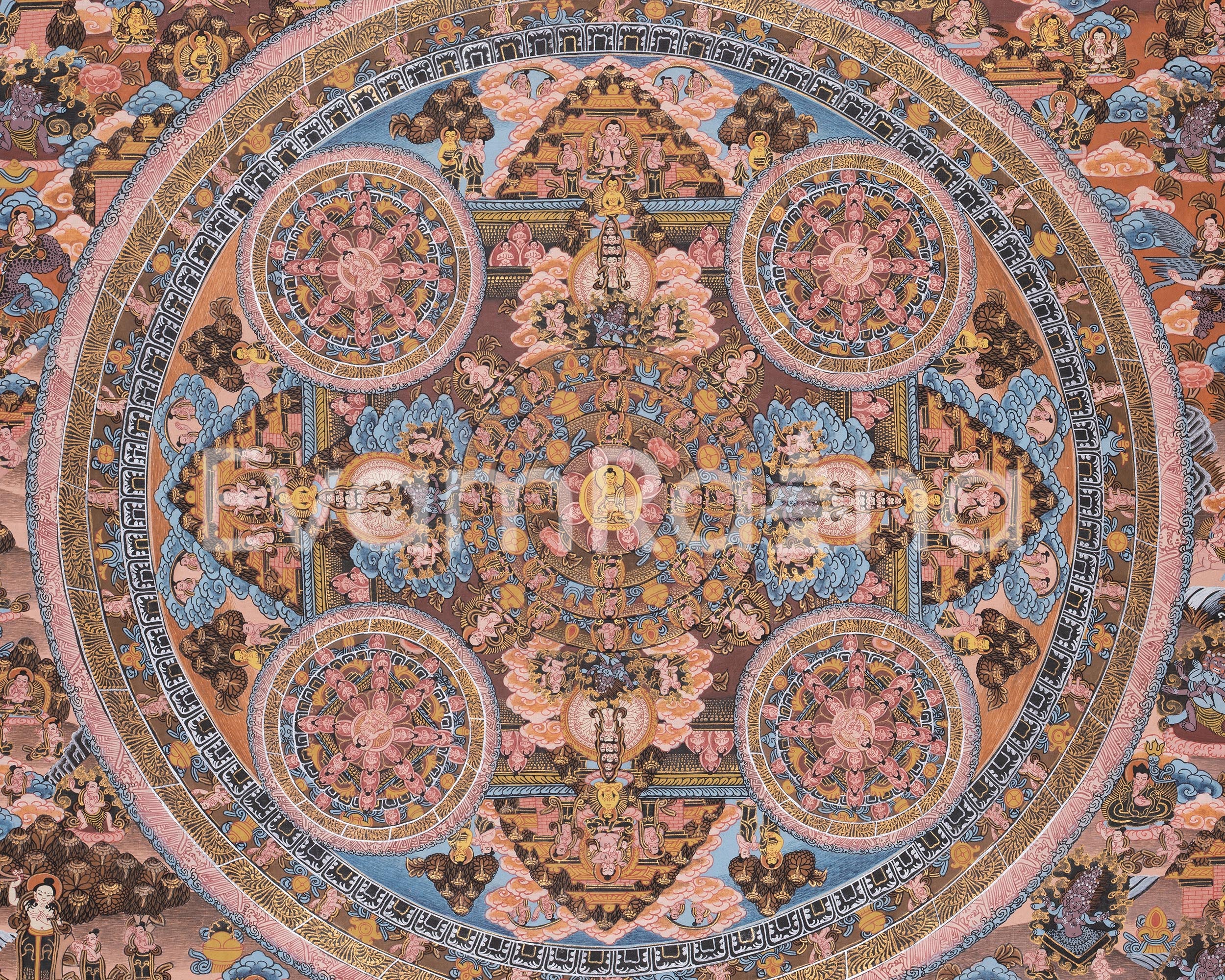 Shakyamuni Buddha Mandala Artwork | A Sacred Gateway to Enlightenment
