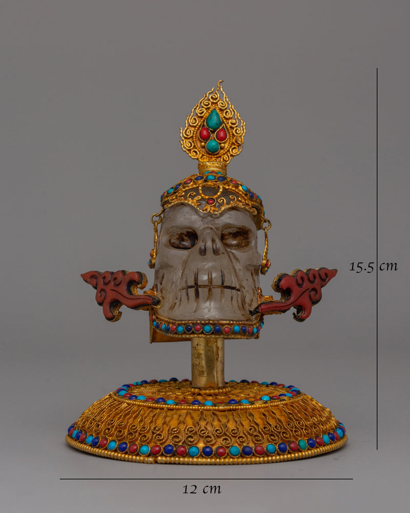 Spiritual Decor Skull Head | Symbol of Mortality and Transformation