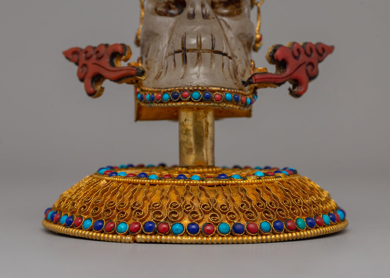 Spiritual Decor Skull Head | Symbol of Mortality and Transformation