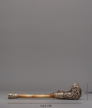 Buddhist Tantric Ritual Trumpet Kangling | Buddhist Spiritual Meditation Tool