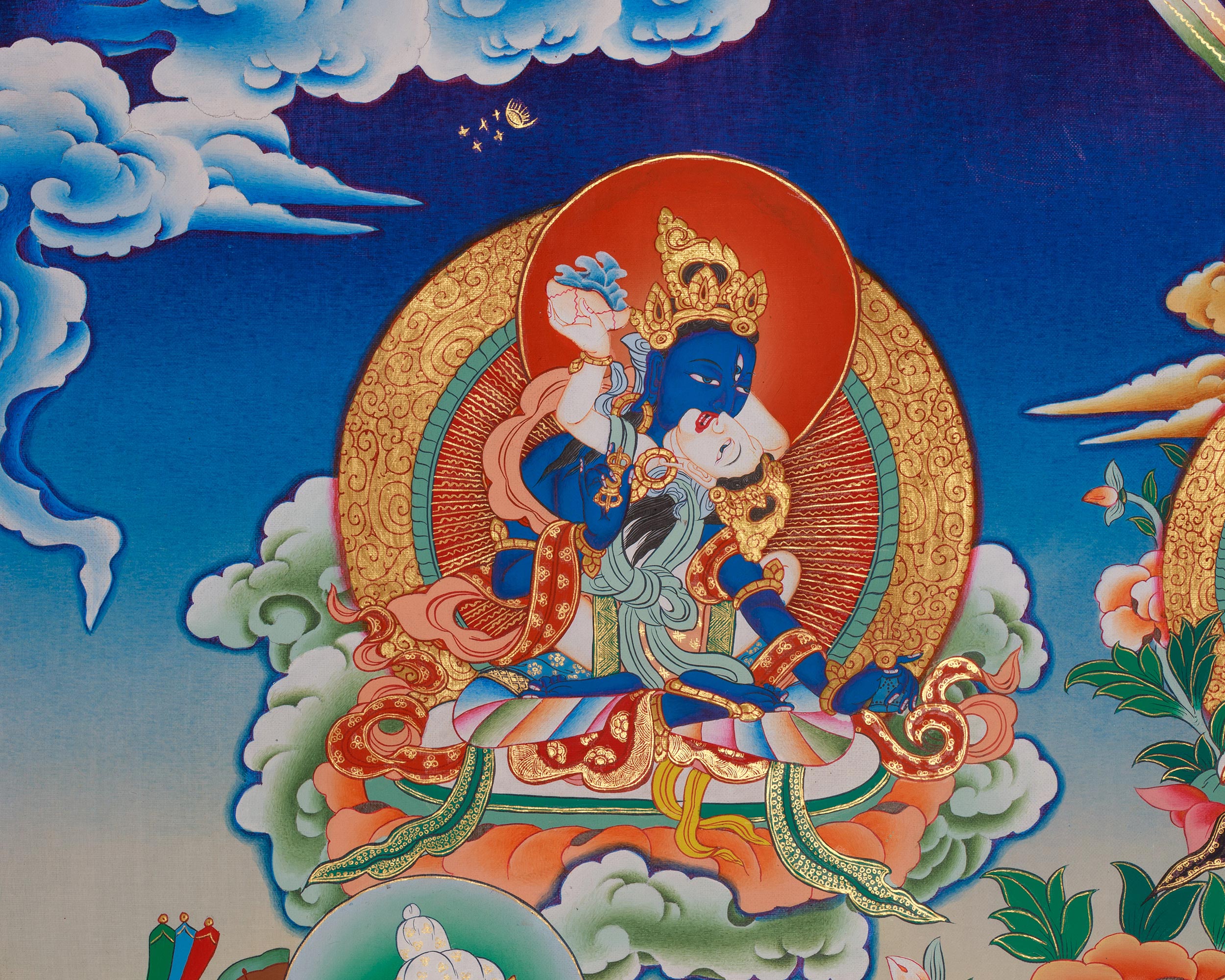 Hand-Painted Guru Rinpoche Art | Embrace the Enlightened Wisdom