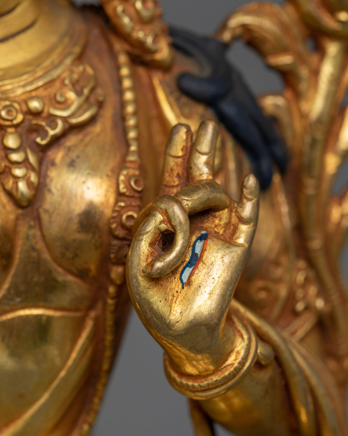 White Tara Hand Carved Small Statue | Embodiment of Compassion