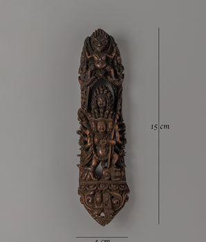 Bhairava Wall Hanging Art for Decor | Shiva’s fierce guardian form