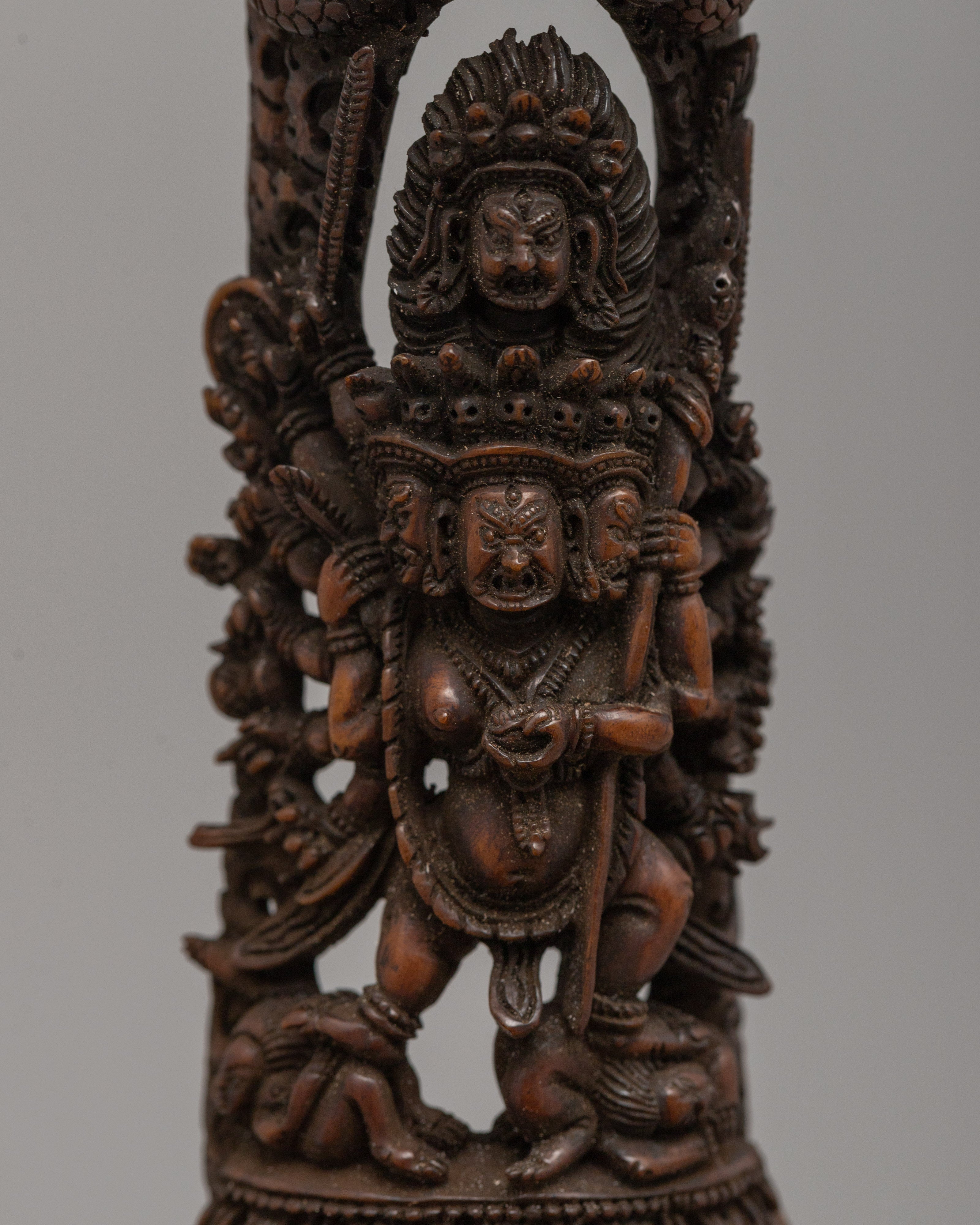 Bhairava Wall Hanging Art for Decor | Shiva’s fierce guardian form