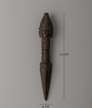 Sacred wooden Phurba dagger | Tantric Protection Tool