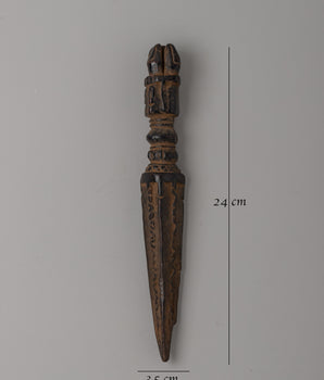 Ritual Dagger Dorje Phurba | Handcrafted Wooden Phurba