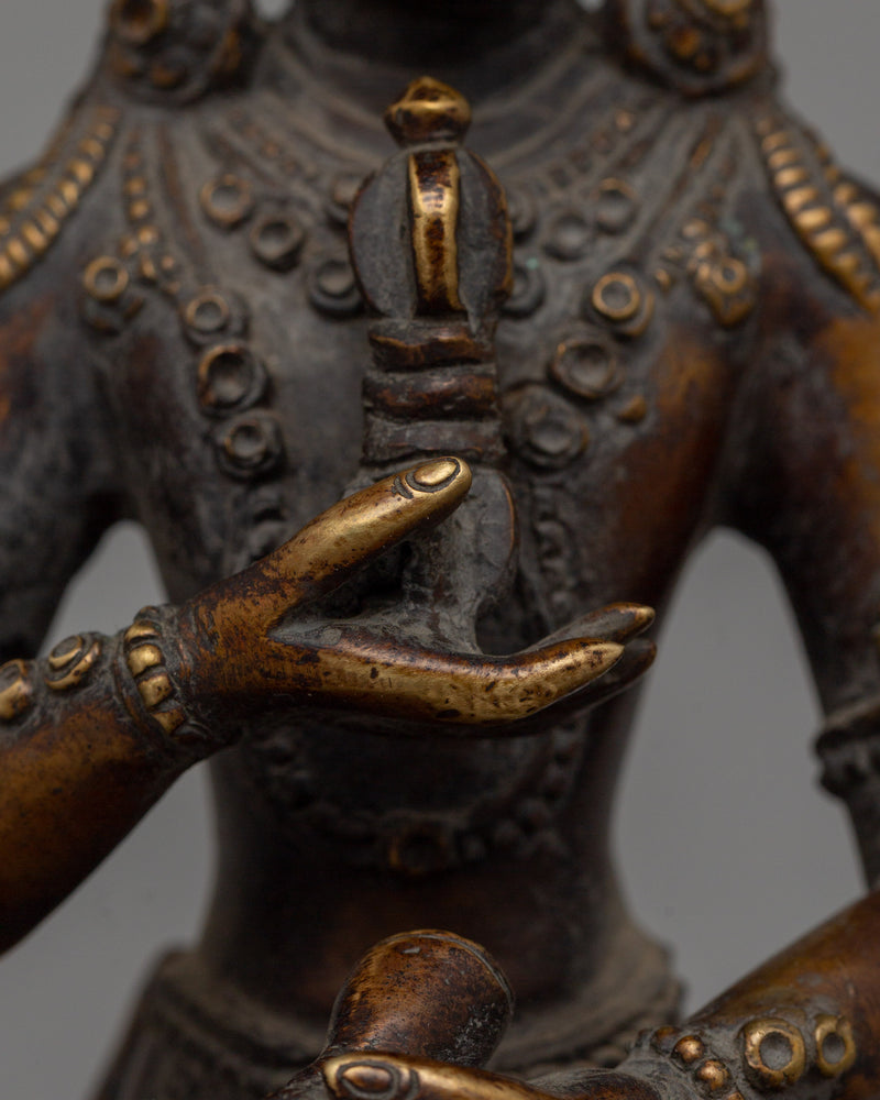 Handcrafted Vajrasattva Statue | Tibetan Buddhist Deity