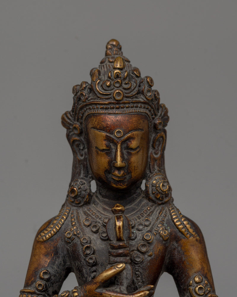 Handcrafted Vajrasattva Statue | Tibetan Buddhist Deity