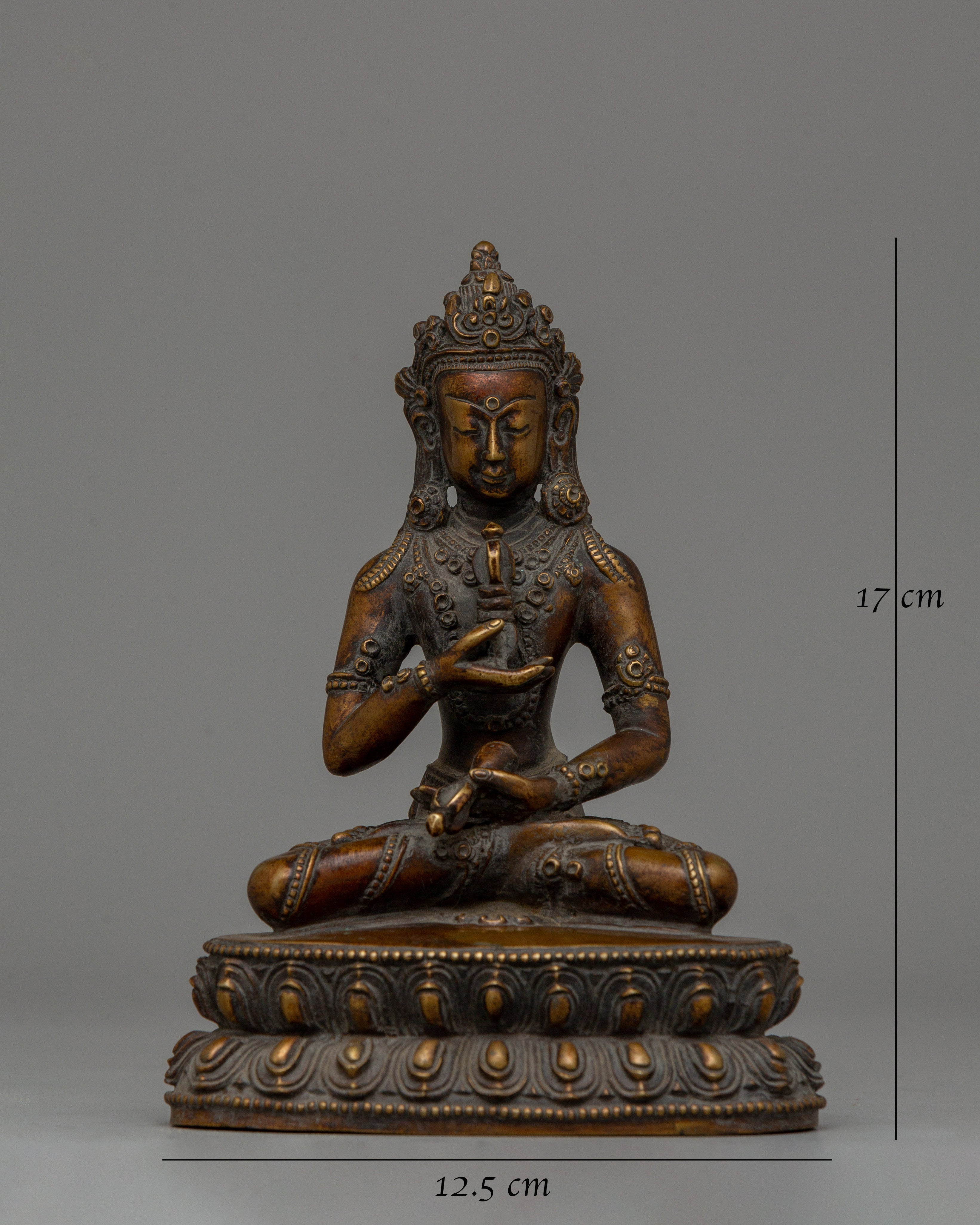 Handcrafted Vajrasattva Statue | Tibetan Buddhist Deity