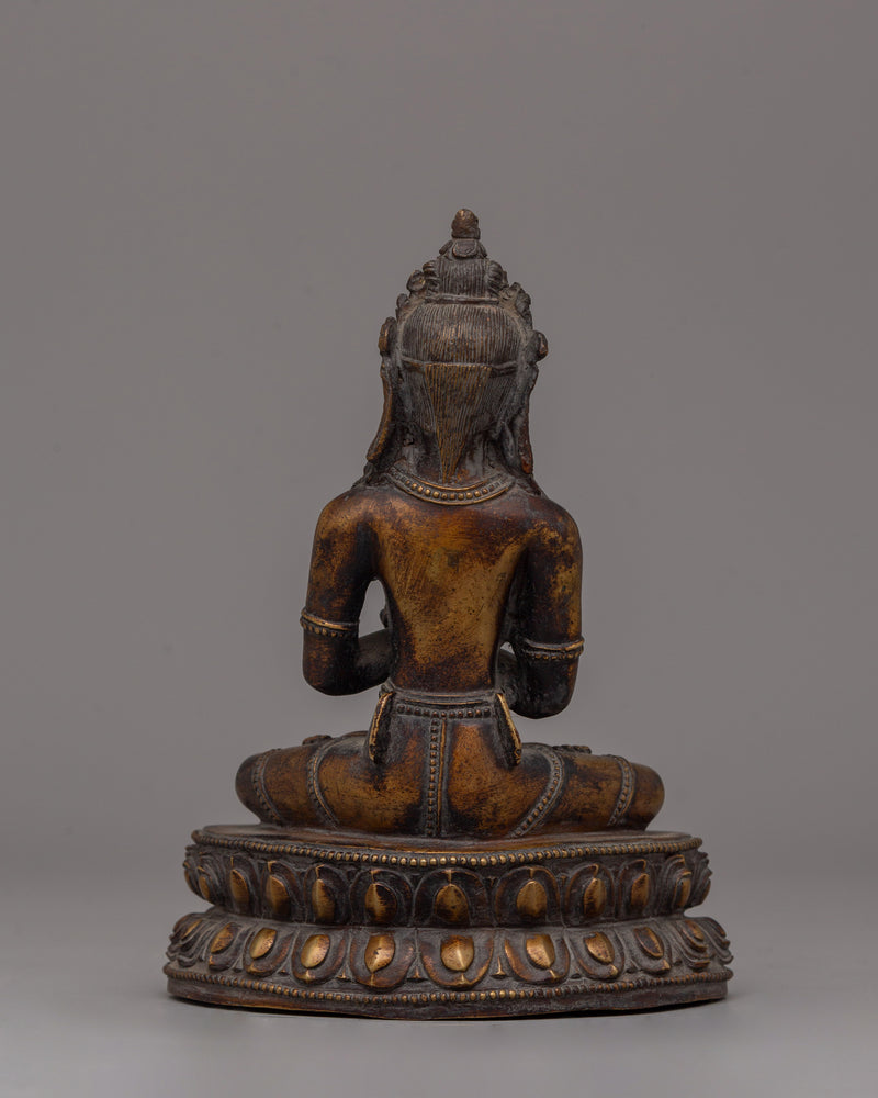 Vajradhara Buddha Statue | Hand-Carved Copper Sculpture