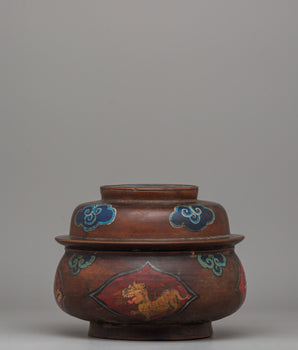 Buddhist Decorative Champa Pot