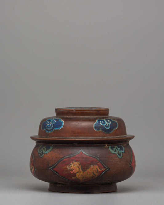 Buddhist Decorative Champa Pot