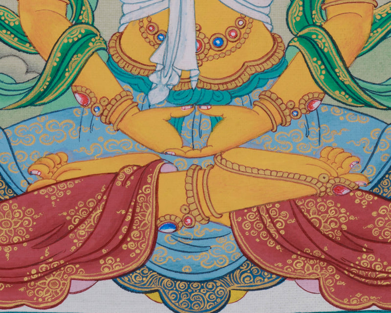 The Prajnaparamita Bodhisattva Thangka | Mother of all Buddhas