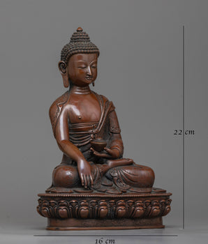 shakyamuni-buddha-brown statue