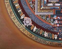 Traditional Thangka Of Kalachakra Mandala | Symbol Of Wisdom, Harmony, and Enlightenment | Meditation & Spiritual Altar
