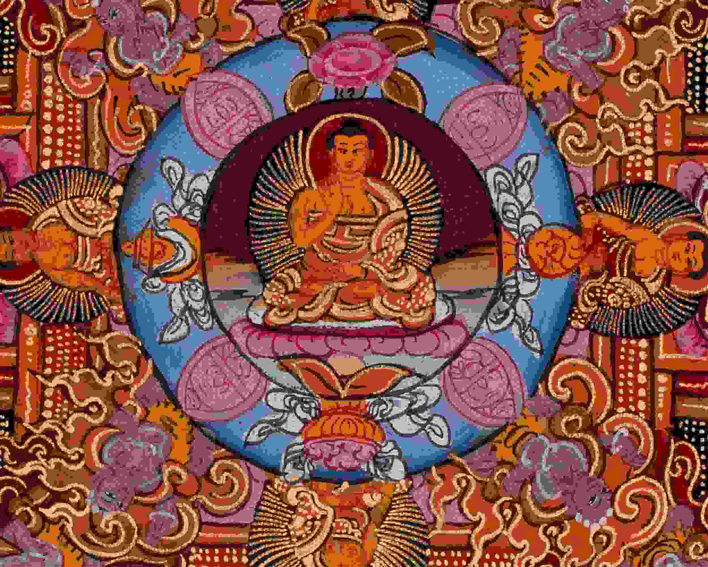 Fine Quality Buddha Mandala Thangka | Hand-painted Tibetan Thangka