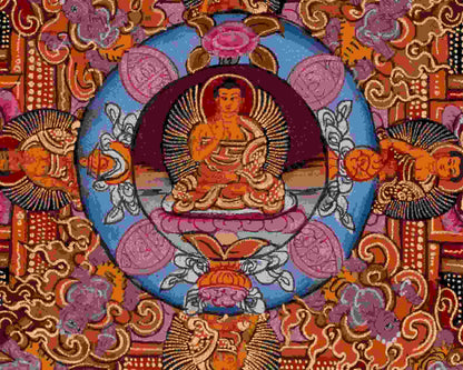 Fine Quality Buddha Mandala Thangka | Hand-painted Tibetan Thangka