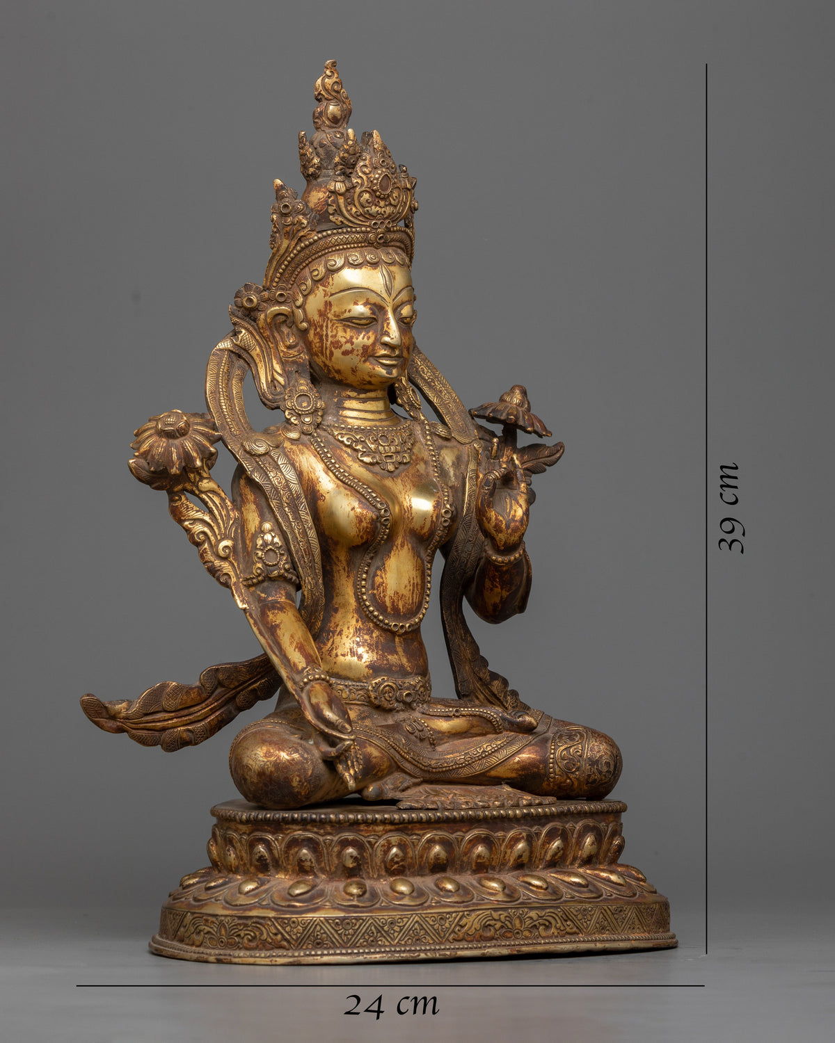 white-tara-antique statue 