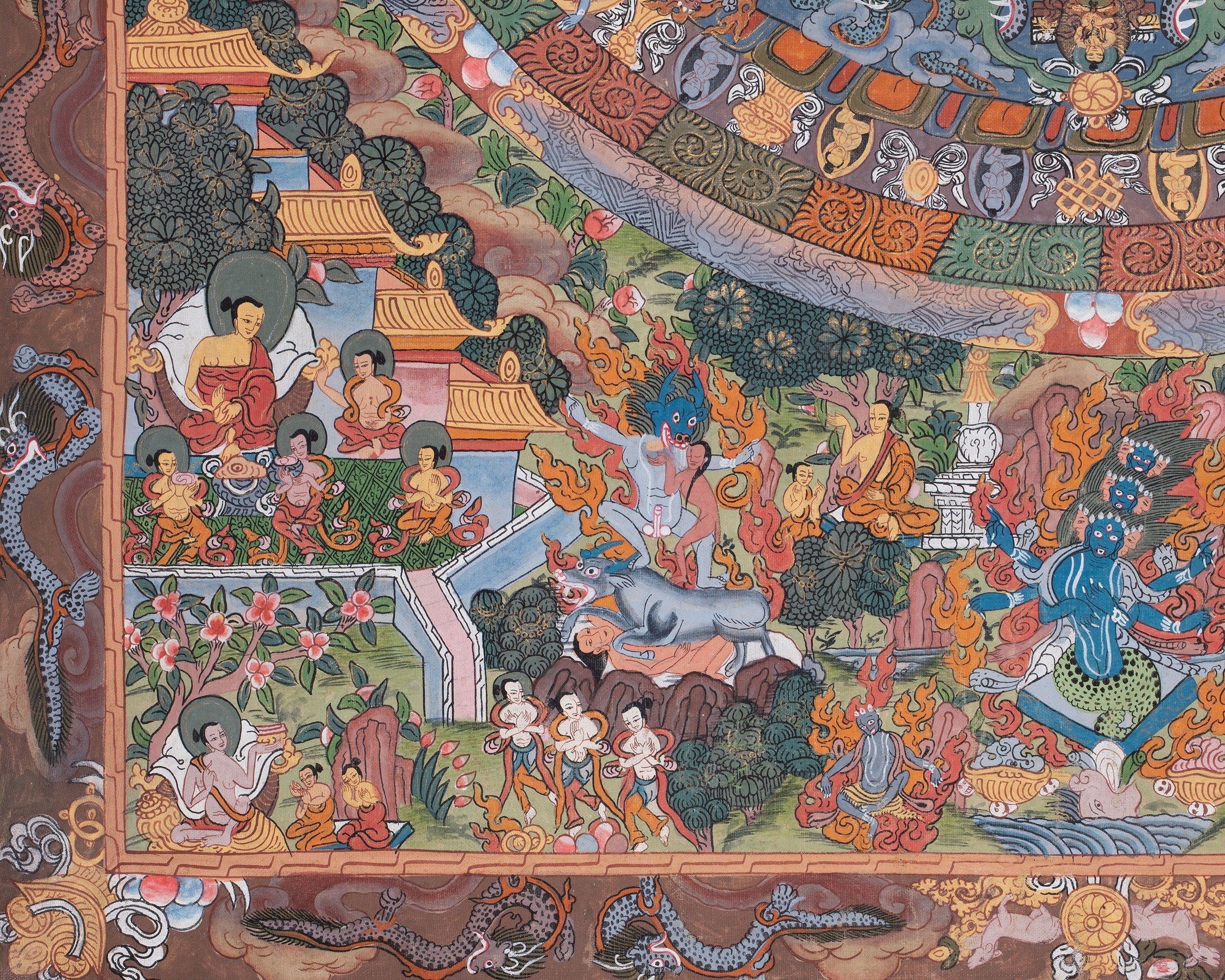 Shakyamuni Mandala Thangka | Symbol of Peace, Wisdom, & Enlightenment