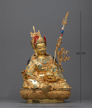 Tantric Vajra Guru Rinpoche Statue | Embodiment of Spiritual Power