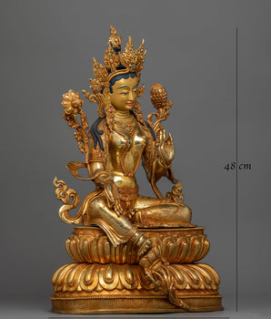 green-tara-bodhisattva deity 