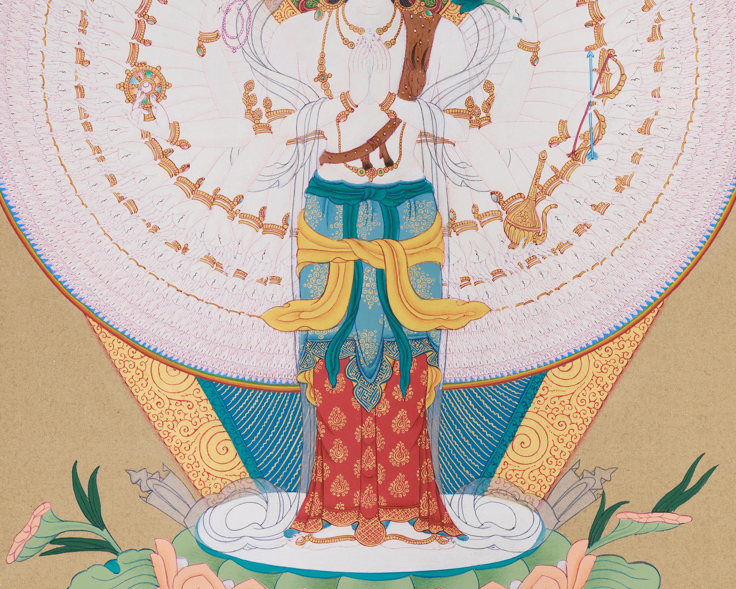 Buddha Avalokiteshvara | Spiritual Artwork of the Bodhisattva Who Alleviates Suffering