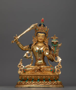 manjughoṣa-statue