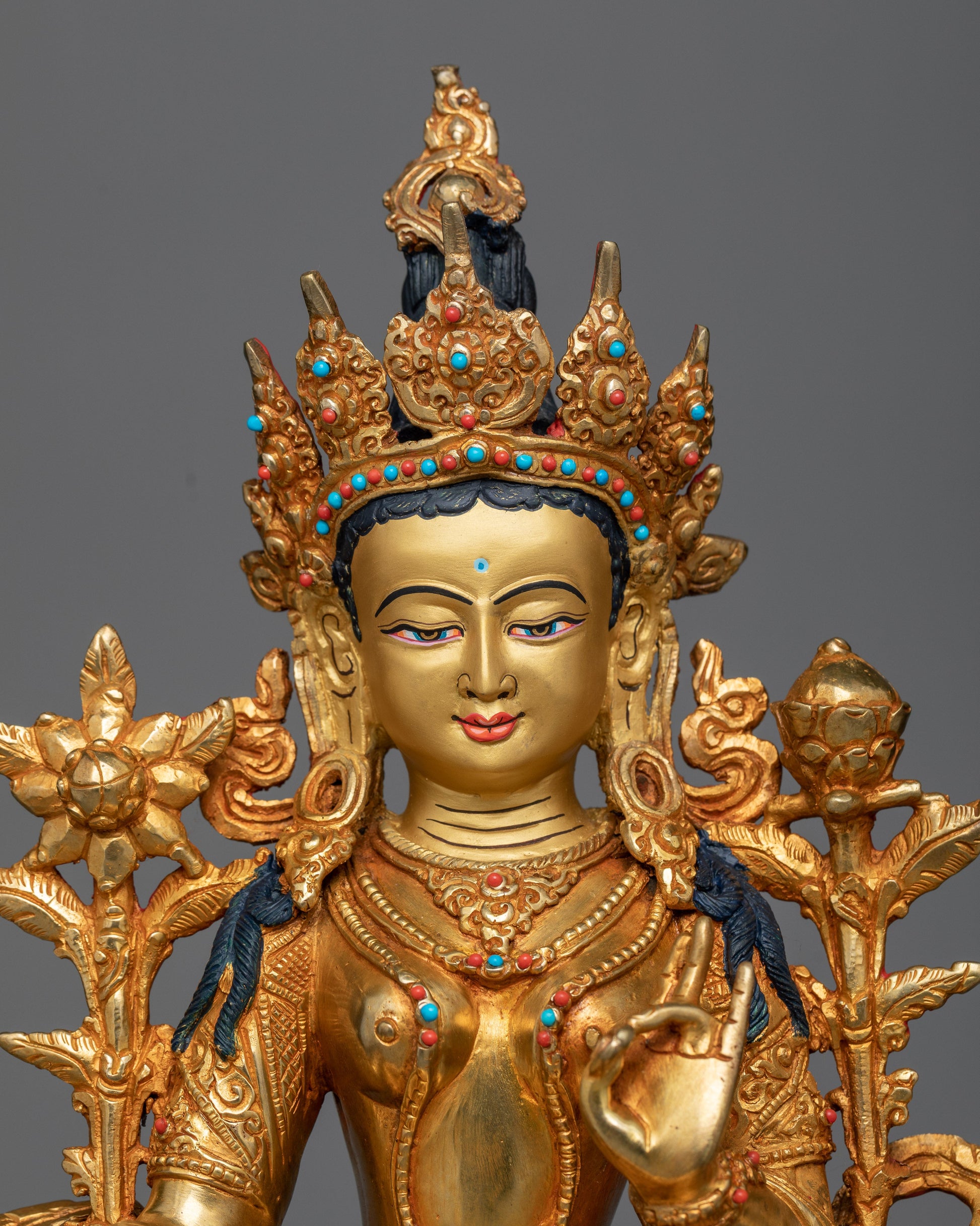green-tara-goddess-statue-for-buddhism-shrine