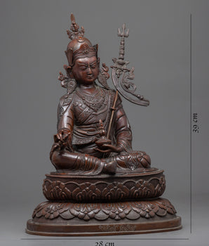 Maha Padmasambhava Sculpture | Oxidized Statue of Nepal