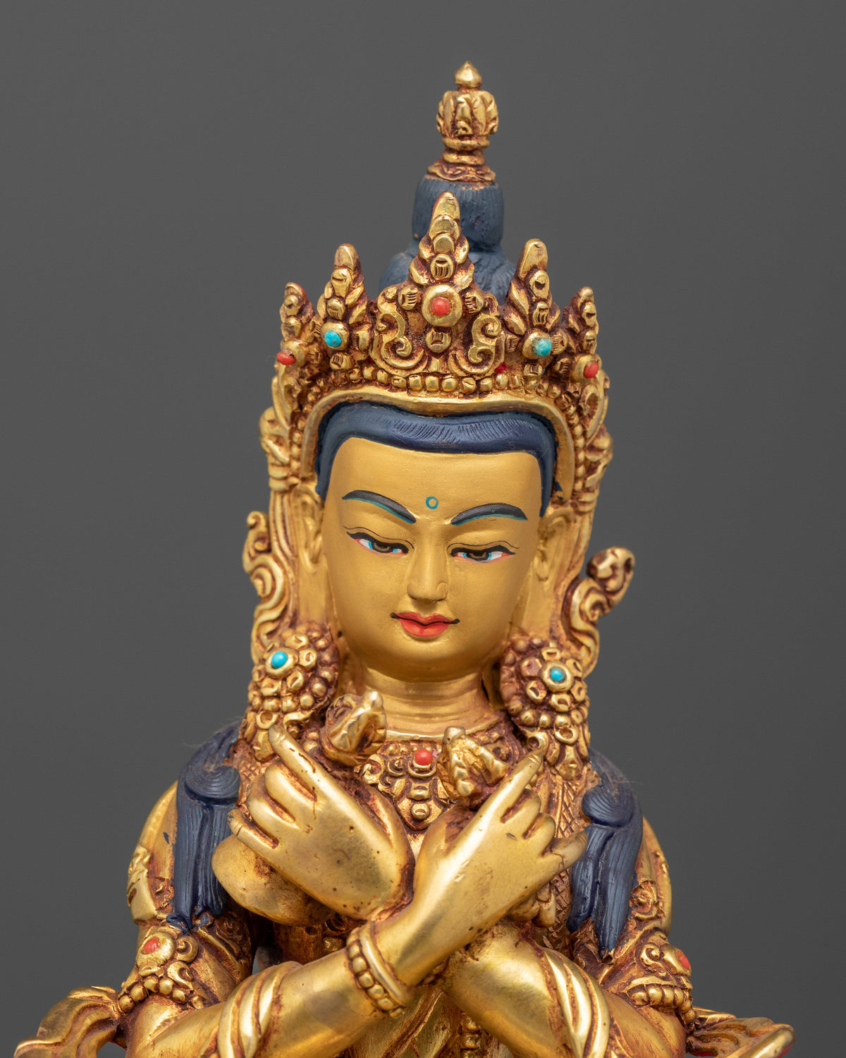 Vajradhara Buddha with Throne | The Primordial Buddha of Infinite Wisdom