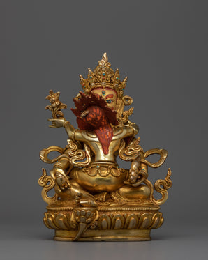 green-dzambhala-with-consort-figure