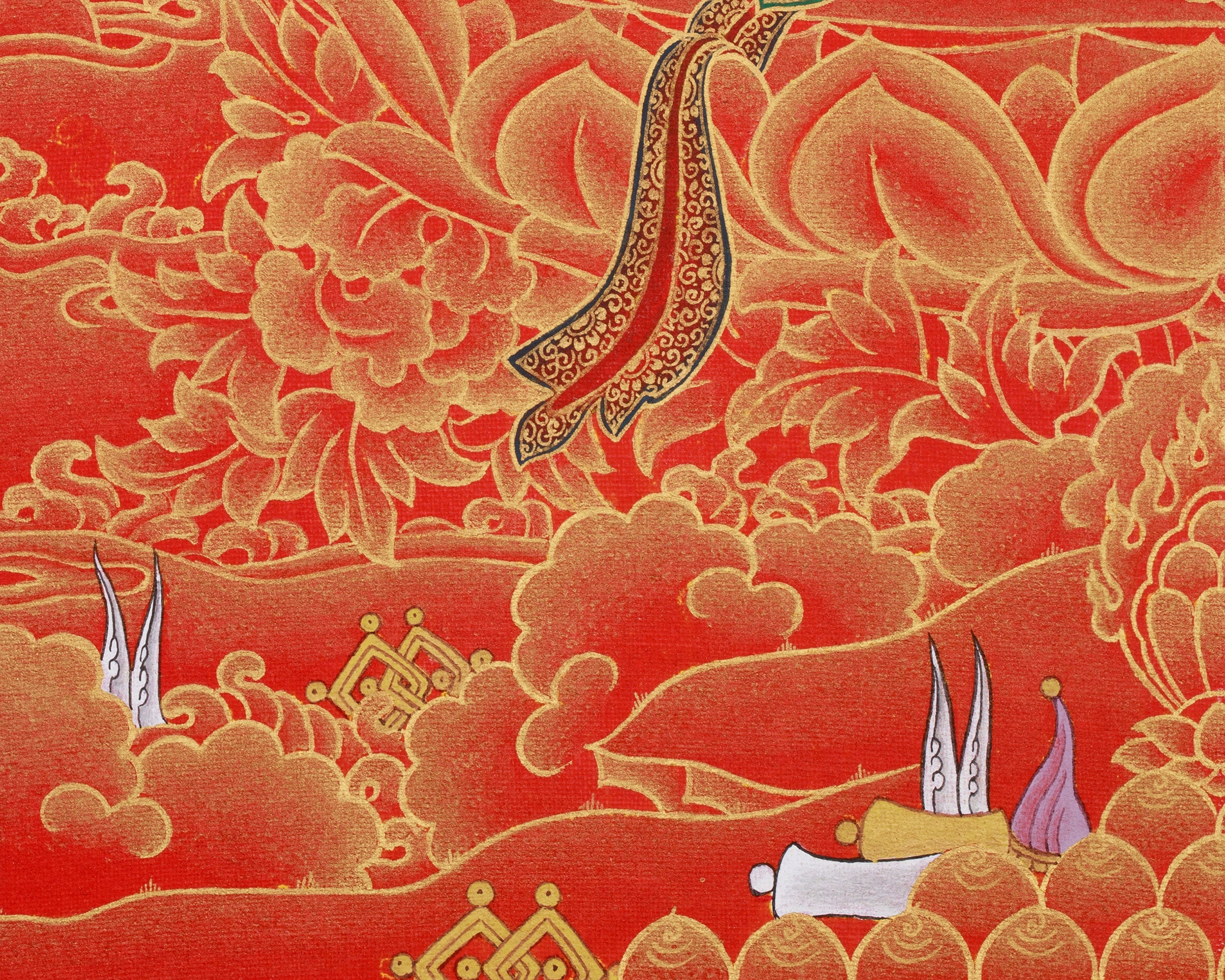 Tibetan Healing Goddess White Tara | The Seven-Eyed Protector of Compassion