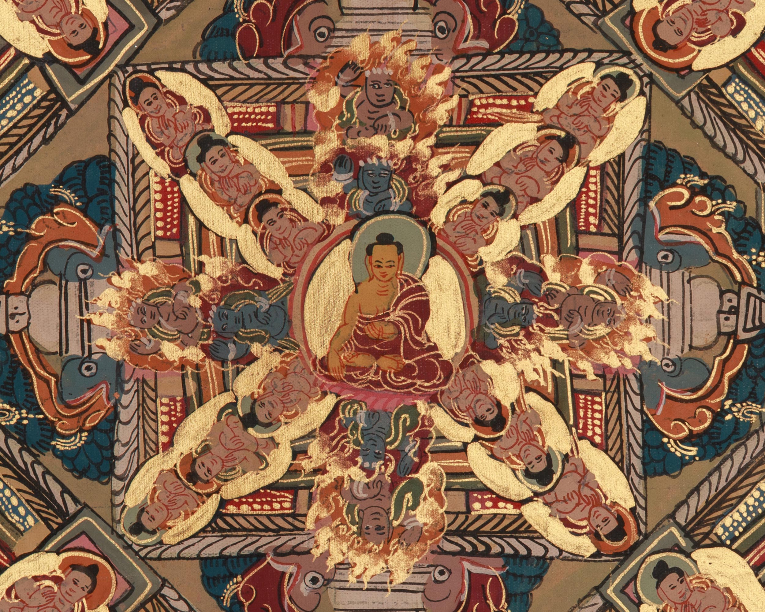 Traditional Buddha Mandala Art | A Sacred Path to Enlightenment