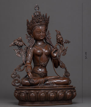 Goddess White Tara Statue | Traditional Himalayan Art of Nepal