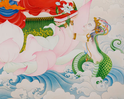 Karma Gardi Masterpiece, Goddess White Tara Thangka