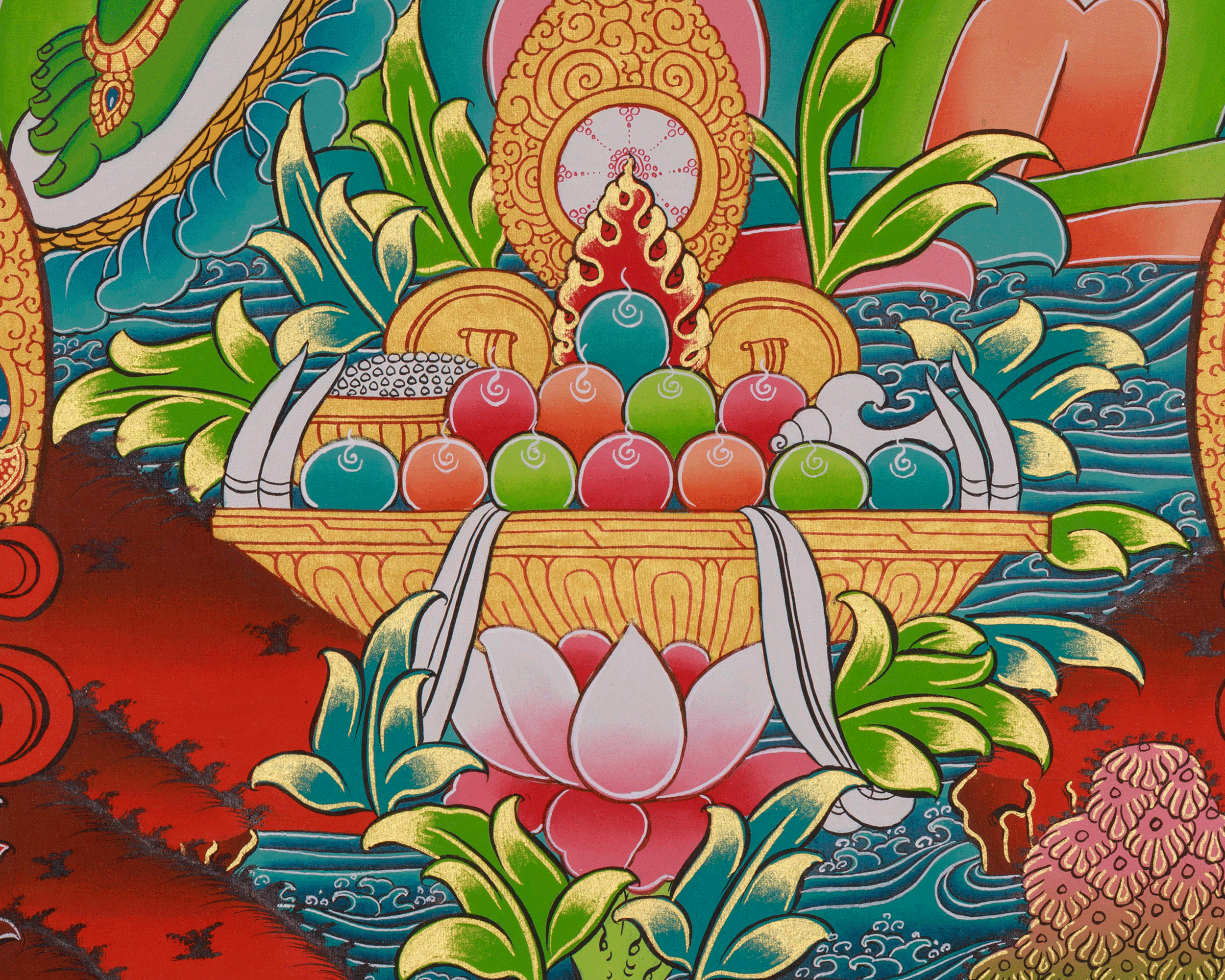 Green Tara Compassion Art | Protection and Swift Blessings | Shyama Tara