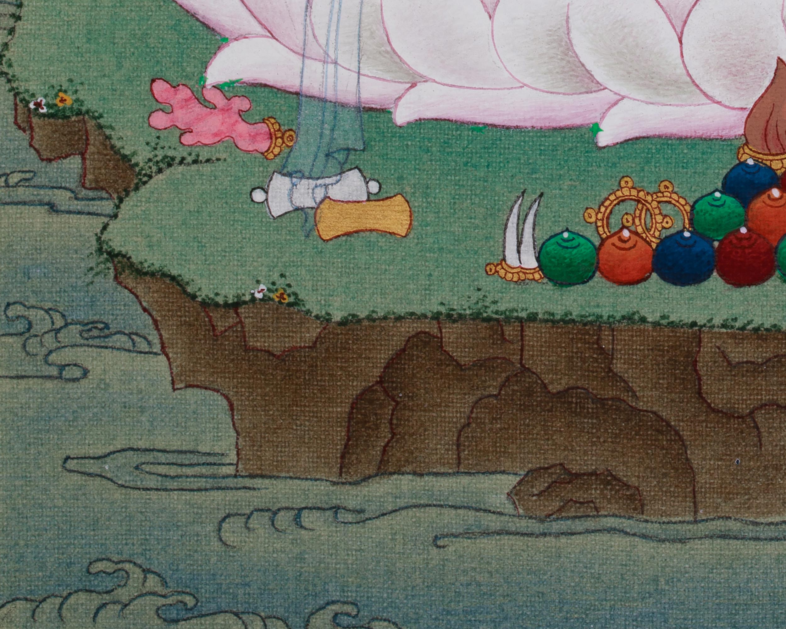 Chenrezig Blessings Thangka | A Sacred Symbol of Compassion