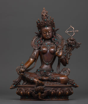 Red Tara Oxidized Statue