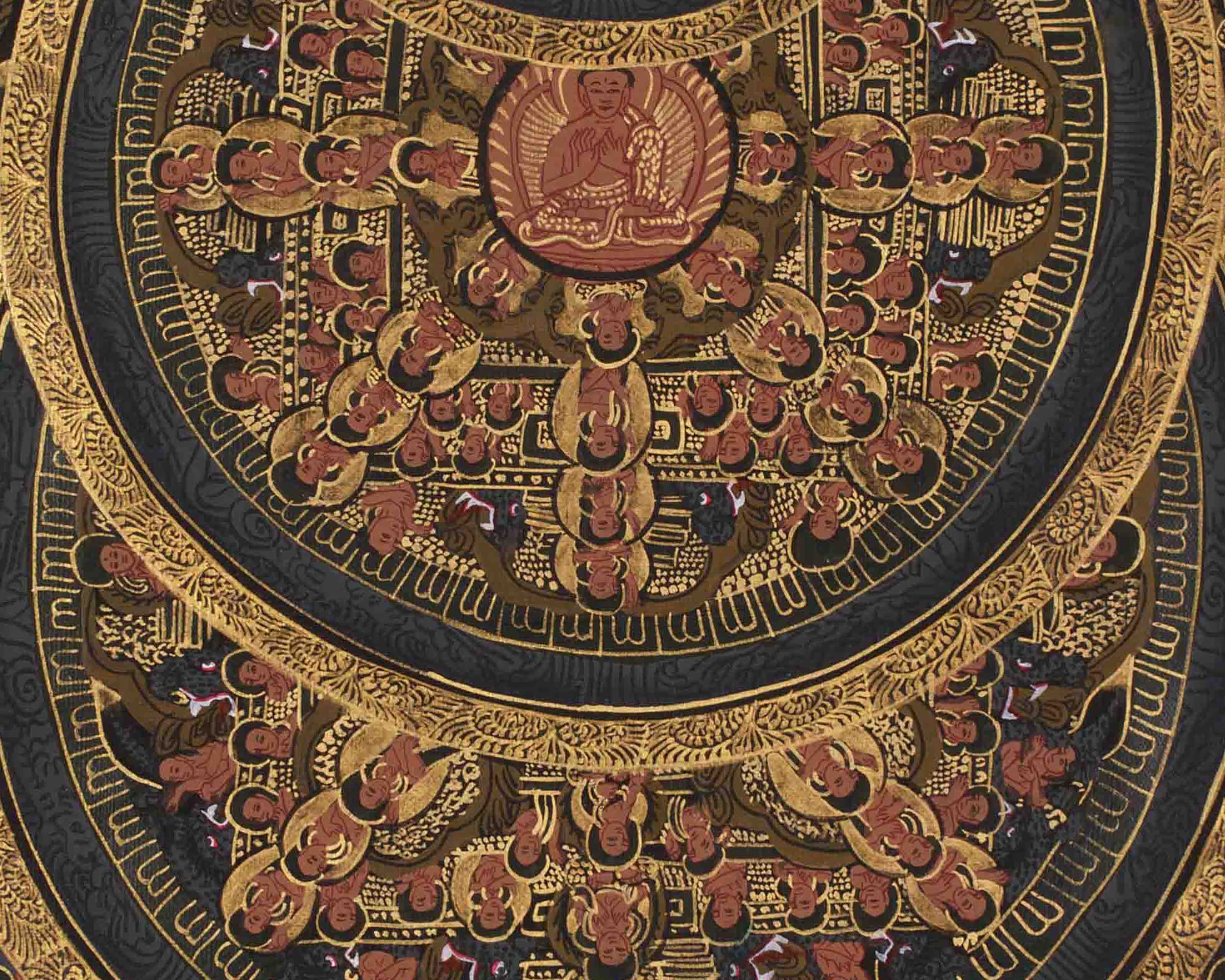 Spiritual Buddha Mandala Art | Symbolizing Wisdom, Peace, and Protection
