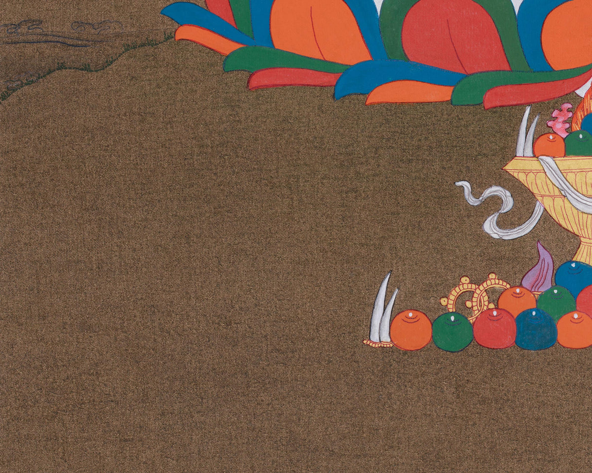 Tibetan Dorje Sempa Painting | Buddha of Purification | Cleansing of Negative Karma