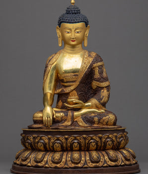 Seated Buddha Shakyamuni Sculpture
