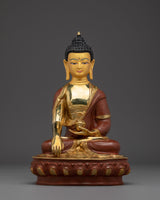 Shakyamuni Buddha Statue In Gold-Gilded 