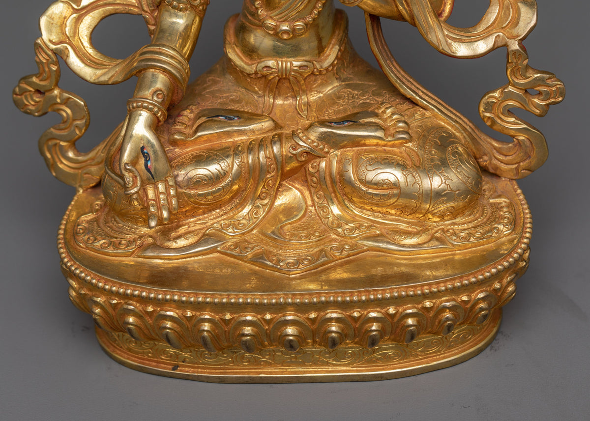 Serene White Tara Sculpture | Beacon of Healing and Longevity