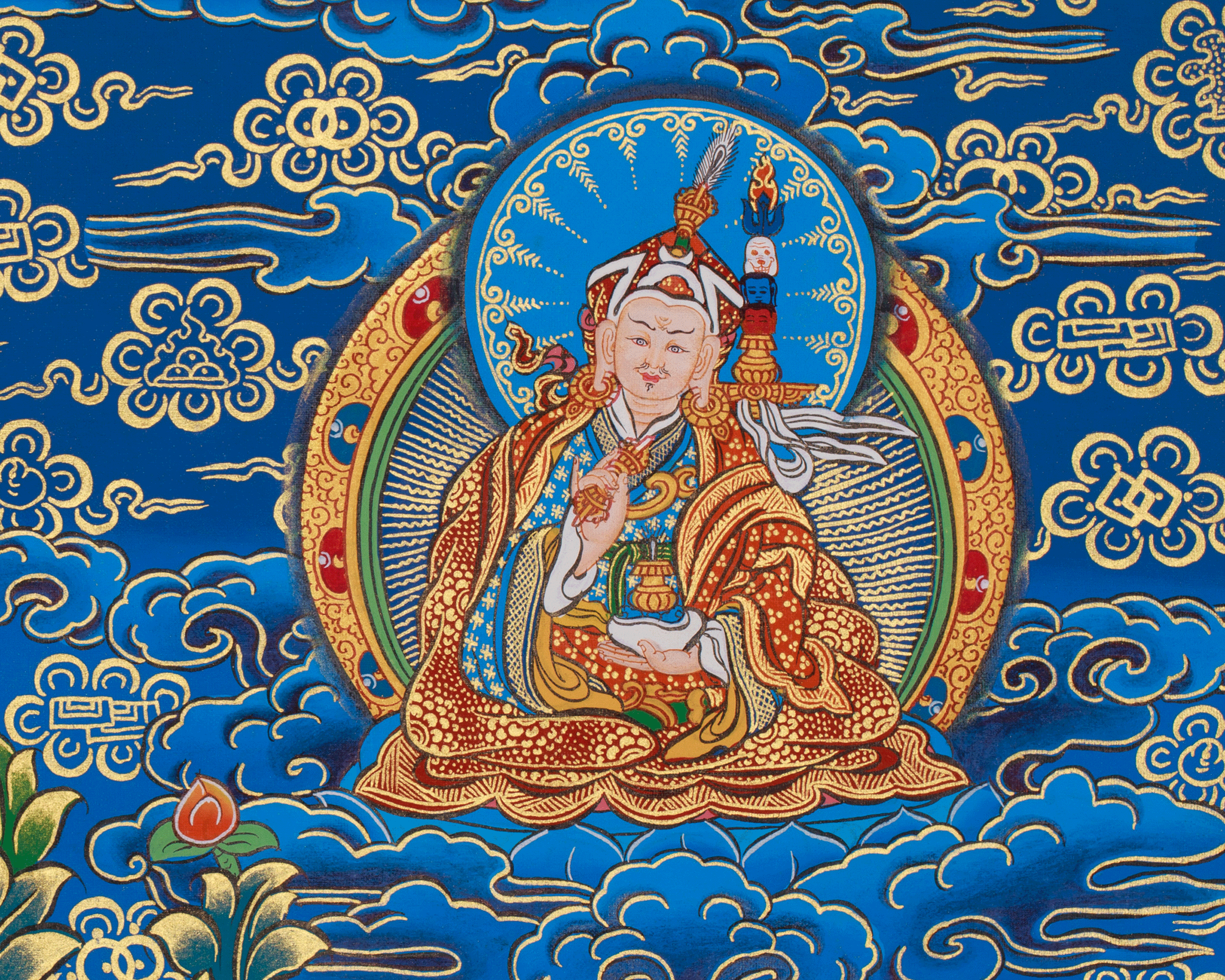 White Tara Longevity Art | Seven-Eyed Goddess | Sita Tara | Healing Deity