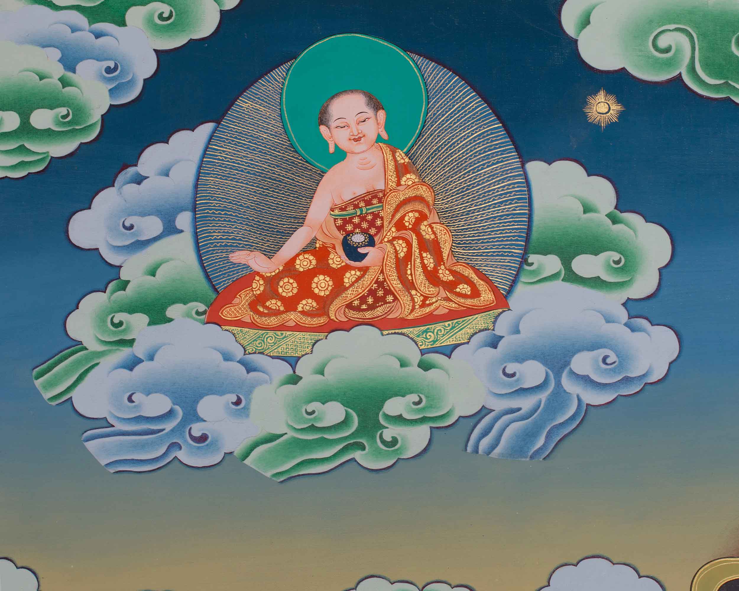 Virudhaka Thangka | Buddhist Guardian King of the South