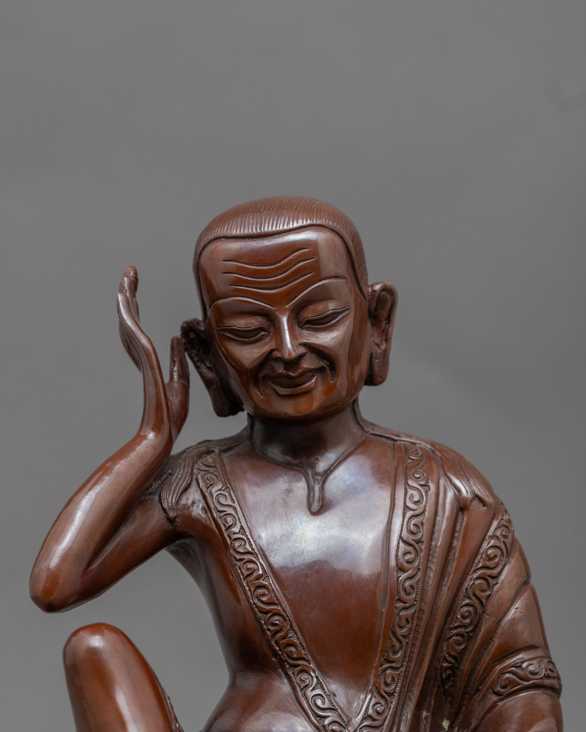 Milarepa Buddha Statue | Historical Tibetan Buddhist Master Artwork