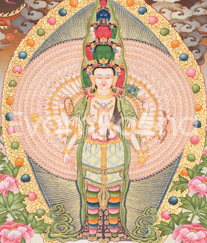 Thangka of Avalokiteshvara | Symbol of Infinite Compassion