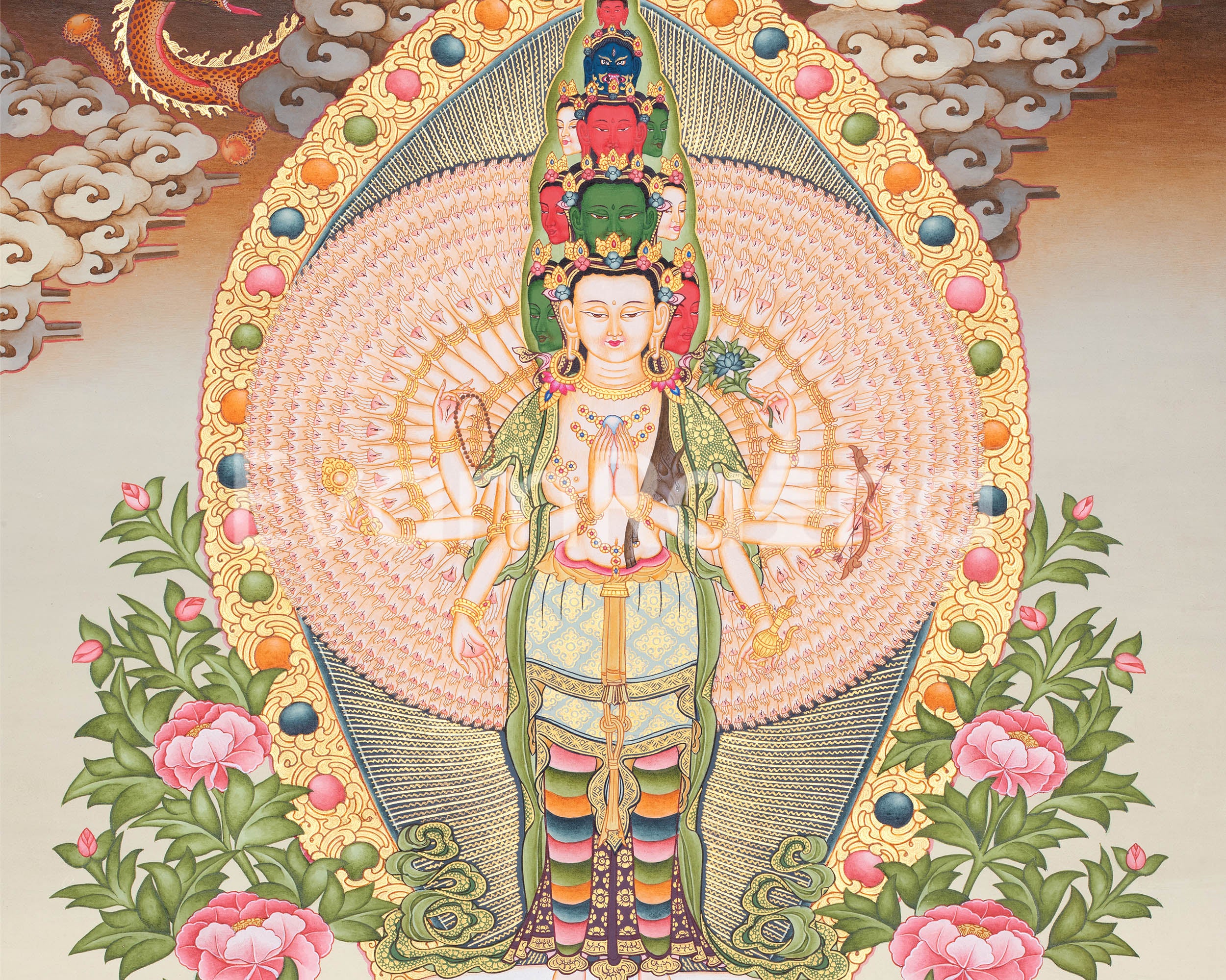 Thangka of Avalokiteshvara | Symbol of Infinite Compassion